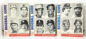 VINTAGE SPINK OFFICIAL BASEBALL GUIDE LOT OF (3) 1977-1979 RYAN MUNSON CAREW - Picture 1 of 10