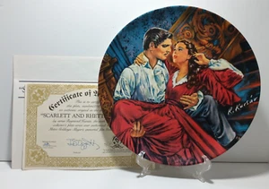 Gone With The Wind Scarlett And Rhett The Finale Collector Plate Knowles - Picture 1 of 6