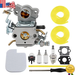 Carburetor Carb For Poulan Pro PP4218A 18" 42CC Chainsaw w/ Air Filter gaskets - Picture 1 of 7
