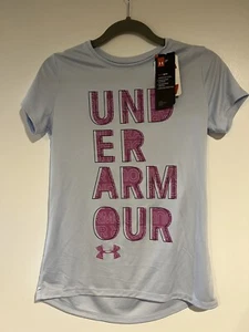 Under Armour Headgear T Shirt - Size YLG - NWT - Picture 1 of 4