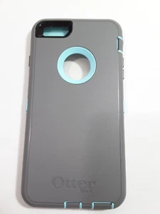 Otterbox Defender  Case for The  iPhone 6 Plus & 6s Plus - Grey / Aqua - Picture 1 of 10