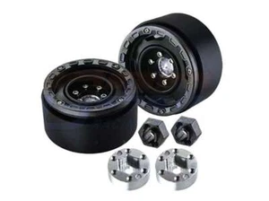 GPM Beadlock 1.33 4-Loch-Felgen Alu schwarz 37x20mm (2) - TRX4MZSP1152BK - Bild 1 von 2