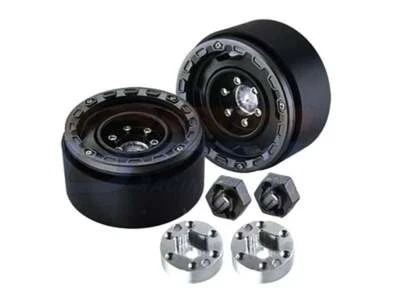 GPM Beadlock 1.33 4-Loch-Felgen Alu schwarz 37x20mm (2) - TRX4MZSP1152BK - Bild 1 von 2