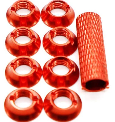 Alloy Transmitter Switch Nut w/ Wrench Fit for Futaba JR Frsky Radio Controller  - Image 1 of 4