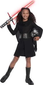 Kylo Ren Girl Star Wars Force Awakens Deluxe Fancy Dress Halloween Child Costume - Picture 1 of 8