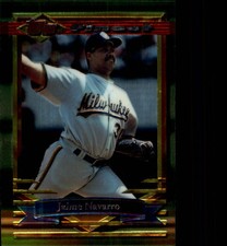1994 Finest Milwaukee Brewers Baseball Card #129 Jaime Navarro