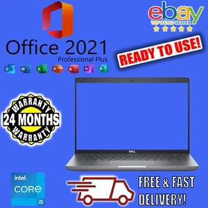 WARRANTY Dell Latitude 5440 W10 Microsoft Office i5 8GB 256GB SSD 2023 Laptop - Picture 1 of 9