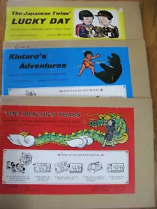 Vintage kamishibai Picture Plays of Japan Charles E. Tuttle Co. 1964 -3 Stories - Picture 1 of 10