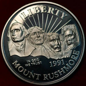 Uncirculated Proof 1991-S Mount Rushmore Clad Comm Half Dollar - Picture 1 of 2