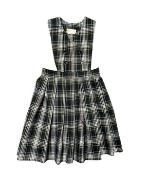 Vestido Uniforme Escolar Marca Dennis Talla H8 Talla Grande 8 Azul Amarillo Blanco Uniforme Foto 1 de 4