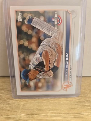 2022 Topps Opening Day - Jacob deGrom #176 - Image 1 of 2