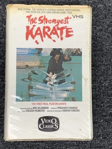 Rare Movie: The Strongest Karate Vintage Video Tape VHS Ex Rental Kyokushin Clam - Bild 1 von 7