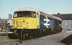 Railway Postcard BR Class 56 56098 Doncaster Works 1981 Diesel Loco - Picture 1 of 1