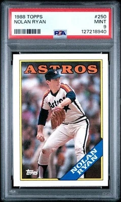 1988 Topps Nolan Ryan #250 Mint PSA 9 - new slab - Image 1 of 2