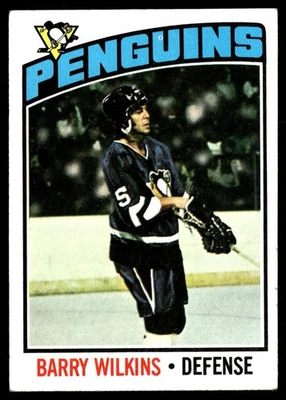 1976-77 Topps Barry Wilkins Pittsburgh Penguins #102 - Image 1 of 2