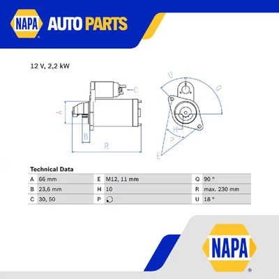 Starter Motor fits AUDI A4 Allroad B8 3.0D 09 to 16 CDUC Bosch 057911021 Quality - Image 1 of 4