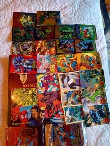 DC Comics Karten Lot (26) - Superman, Batman, Venom, Spiderman & mehr - alles enthalten - Bild 1 von 21