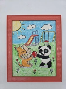 New York Graffiti Cat ORIGINAL Art Hand Drawn On Canvas Paper - Picture 1 of 5