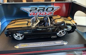 MAISTO PRO RODZ W/GfG Wheels 1968 CHEVY CAMARO Convertible PRO TOURING 1/18 NIB - Picture 1 of 10