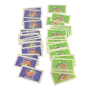 Monopoly Disney Edition 16 Magic Moments 16 Show Time Replacement Cards Complete - Picture 1 of 2