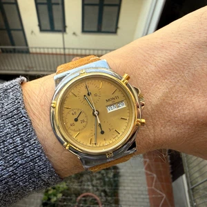 Orologio uomo Monti Cronografo 7750 Automatico Acciaio 37mm fullset - Picture 1 of 15