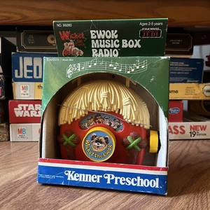 1984 Factory Sealed STAR WARS Wicket The Ewok MUSIC BOX Radio Working Kenner - Picture 1 of 8