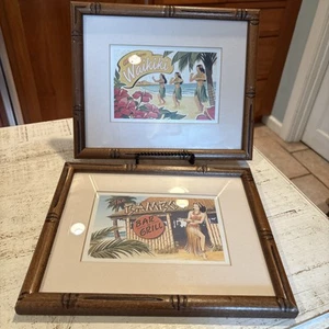 1Kerne Erickson Hulu Honeys Tiki Prints Hawaii Bamboo Bar & Grill - Picture 1 of 14
