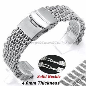 Uhrenarmband Stärke Mesh massiv Stahlband Sport Tauchen Luxus Uhrenarmband - Bild 1 von 20