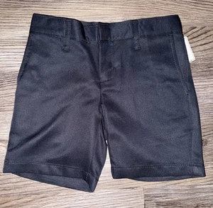 A+ Boys School Uniform Shorts Navy Blue Size 5 Waist 23 1/2 Short Reg. NEW - Picture 1 of 3
