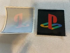 Lot Of 20 Reverse OEM Playstation Decal Vintage 3 3/8” Sq Ps1 Era - Picture 1 of 2