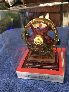 Mr. Christmas Mini Carnival Animated Ferris Wheel Music Box #19732 NIB - Picture 1 of 3