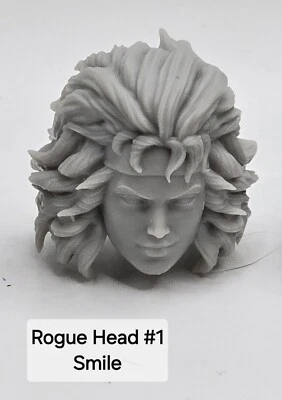 3D-печатная голова X-MEN ROGUE #1 1:12 6 дюймов GI Joe классифицированная/Легенды Marvel  - Изображение 1 из 2