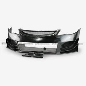 For Honda 06-11 Civic FD2 JS Style Front Bumper with Canard FRP Unpainted - Picture 1 of 12