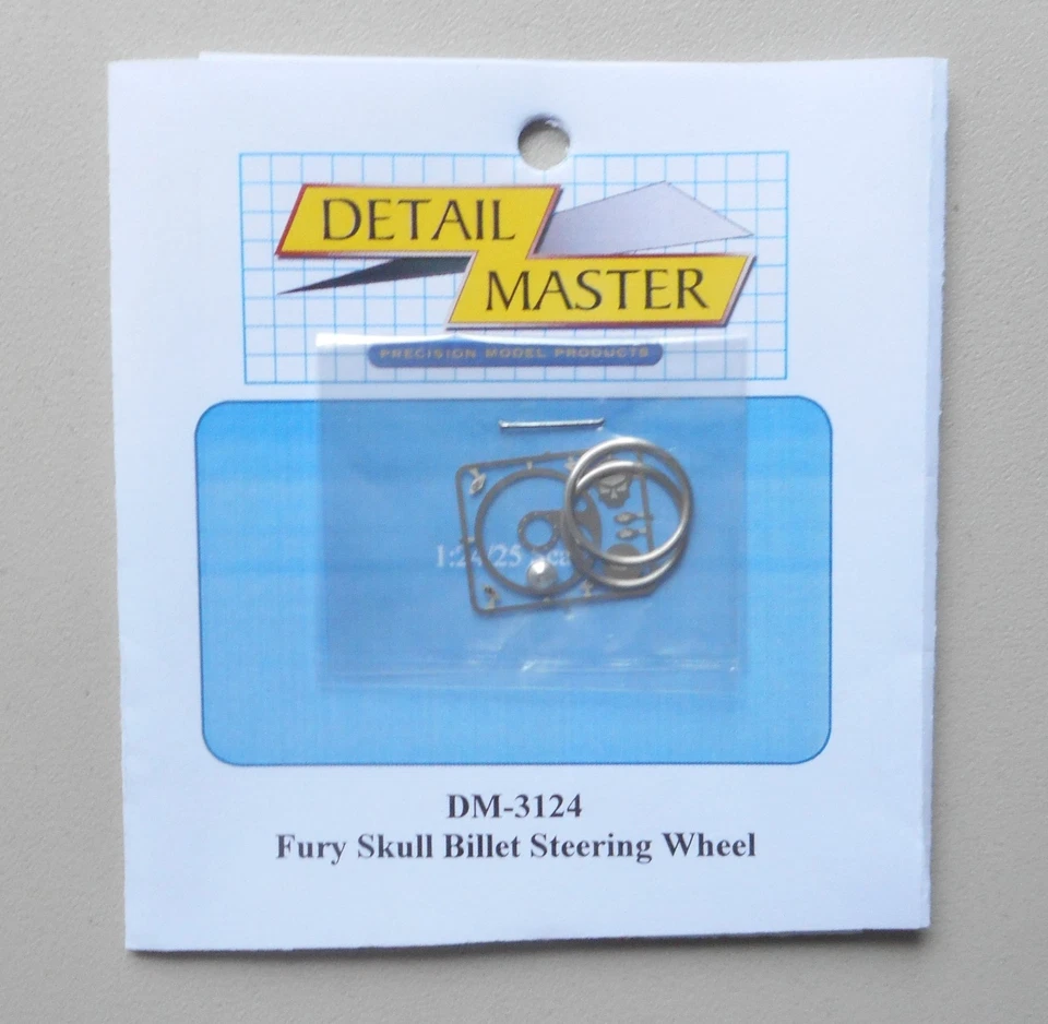 Volante FURY SKULL BILLET 1:24 1:25 DETALLE MASTER CAR MODEL PARTE 3124 Foto 1 de 1