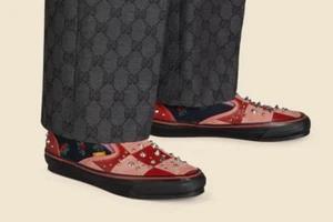 Gucci Vault × VANS Collection slip-on US9 27cm Hankyu in Japan only new - Picture 1 of 10