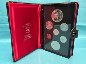 KMS + SILBER DOLLAR 1975 - ROYAL CANADIAN MINT - PP / PROOF SET - in OVP/ETUI - Bild 1 von 4