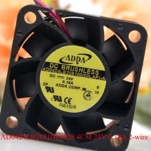 1pc ADDA AD0424LB285100 4028 4CM 24V 0.18A 2-wire Inverter Cooling Fan NEW - Picture 1 of 6