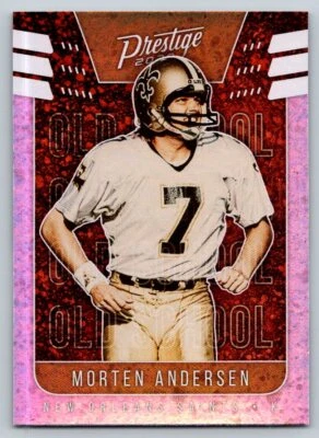 2020 Panini Prestige #OS-MA Morten Andersen New Orleans Saints - Image 1 of 2