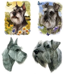 Máquina de PRENSA DE CALOR de transferencia para perros Schnauzer aplicación para camisetas y tela - Imagen 1 de 5