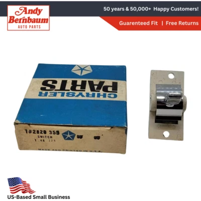 Interruptor de vacío calentador trasero Chrysler Newport New Yorker 300 1967-1968 2820355 nuevo en stock Foto 1 de 4