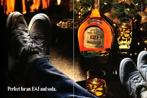 E&J BRANDY AD #6 RARE 1991 VINTAGE 2 PAGES - Bild 1 von 1
