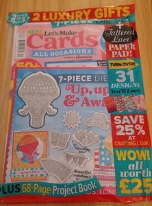 Let's Make Cards All Occasions Ausgabe 82 Bonus 7-teiliges Stanzen Set Auf & Ab - Bild 1 von 3