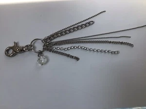 Handbag Charm Silvery Coloured Metal Chains - Picture 1 of 3