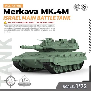 SSMODEL 766 V1.9 1/72 25mm Military Model  Israel Merkava MK.4M Main Battle Tank - Picture 1 of 5