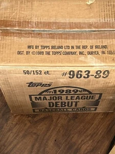 1- 1989 Topps Debut Set Baseball Ken Griffey, Deion Sanders RC’s - Sealed By BBCE - Bild 1 von 7