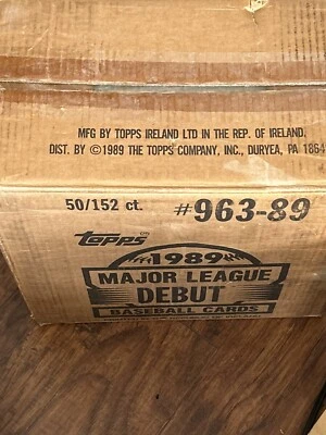 1- 1989 Topps Debut Set Baseball Ken Griffey, Deion Sanders RC’s -Sealed By BBCE - Image 1 of 4