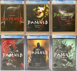 BATMAN DAMNED # 1 2 3 1ST PRINT TRADE DRESS AND VARIANT SET ALL CGC 9.9 - Picture 1 of 7