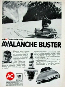 Walt Warner Avalanche Buster AC Buick Riviera Original 1970 Print Ad 8.5 x 11" - Picture 1 of 10