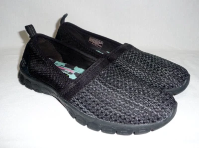 Skechers EZ Flex Air Cooled Memory Foam Slip On Style 23400 Black Women Size 6.5 - Image 1 of 4