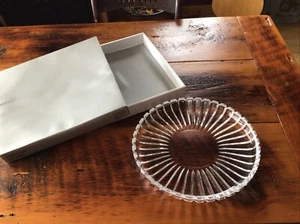 Vtg MIKASA CRYSTAL, HIGH POINT PLATTER 13” RC185/313 In Box Excellent! Serving - Picture 1 of 8